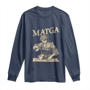 MATGA Make Aqua Tofana Great Again Long Sleeve Shirt Funny Feminist Retro Vintage TS02 Navy Print Your Wear