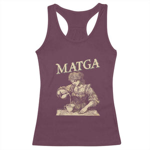 MATGA Make Aqua Tofana Great Again Racerback Tank Top Funny Feminist Retro Vintage TS02 Maroon Print Your Wear
