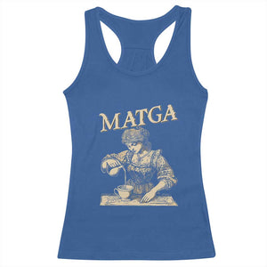 MATGA Make Aqua Tofana Great Again Racerback Tank Top Funny Feminist Retro Vintage TS02 Royal Blue Print Your Wear