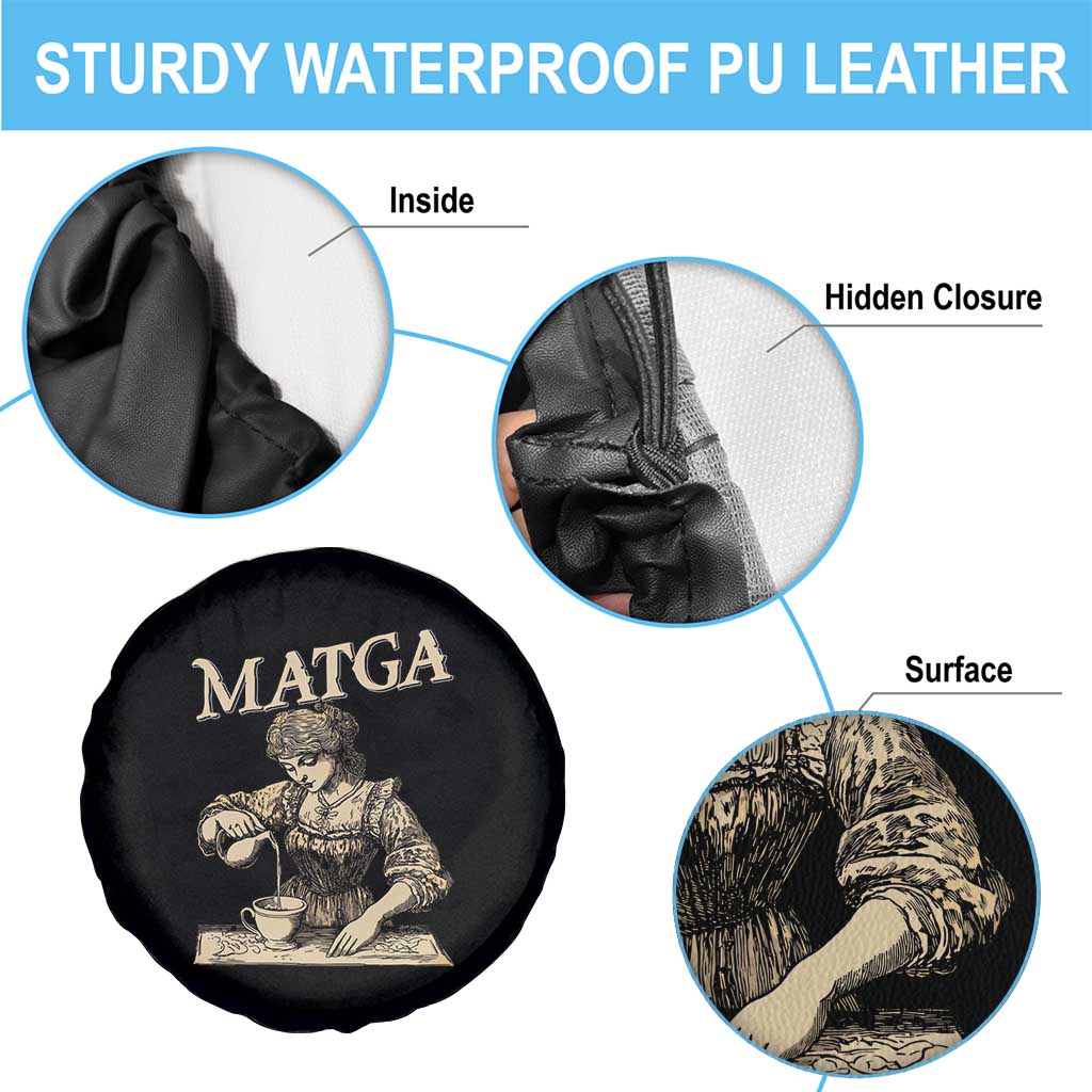 MATGA Make Aqua Tofana Great Again Spare Tire Cover Funny Feminist Retro Vintage TS02 Print Your Wear