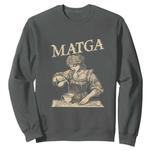 MATGA Make Aqua Tofana Great Again Sweatshirt Funny Feminist Retro Vintage TS02 Dark Heather Print Your Wear