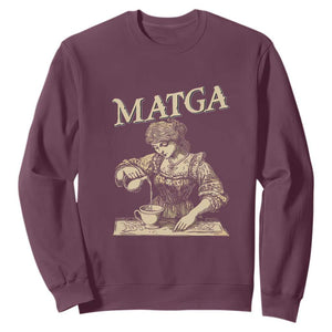 MATGA Make Aqua Tofana Great Again Sweatshirt Funny Feminist Retro Vintage TS02 Maroon Print Your Wear