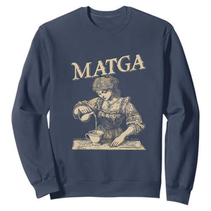 MATGA Make Aqua Tofana Great Again Sweatshirt Funny Feminist Retro Vintage TS02 Navy Print Your Wear