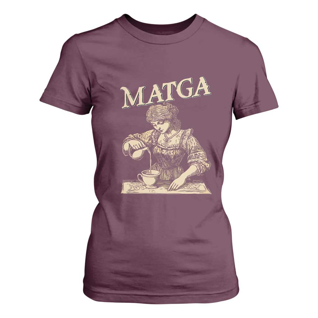 MATGA Make Aqua Tofana Great Again T Shirt For Women Funny Feminist Retro Vintage TS02 Maroon Print Your Wear