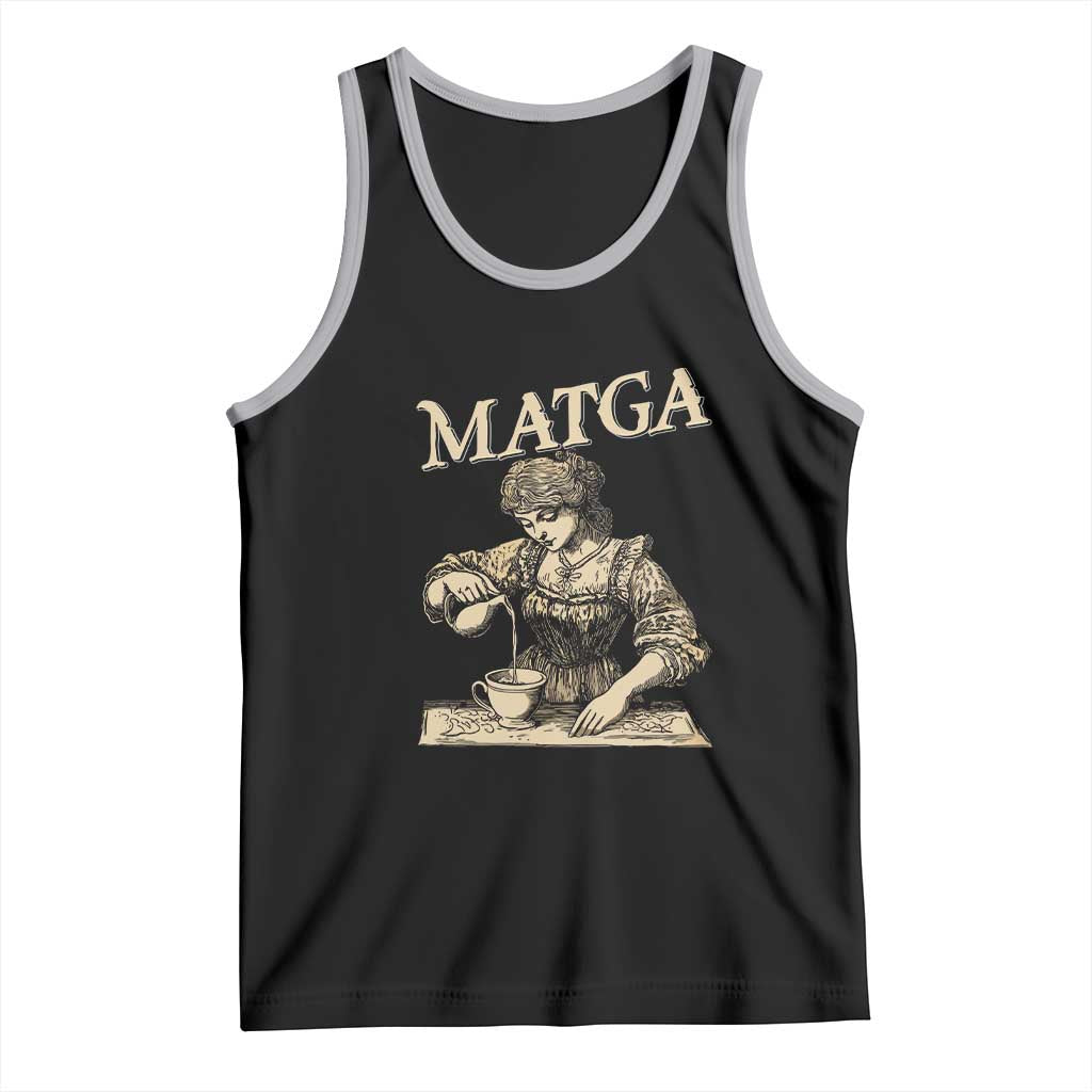 MATGA Make Aqua Tofana Great Again Tank Top Funny Feminist Retro Vintage TS02 Black Athletic Heather Print Your Wear