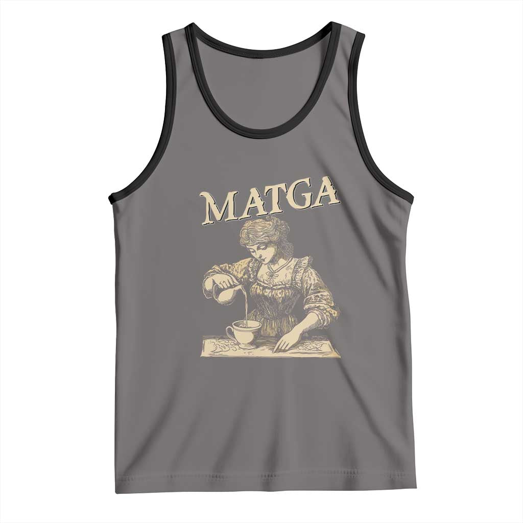 MATGA Make Aqua Tofana Great Again Tank Top Funny Feminist Retro Vintage TS02 Deep Heather Black Print Your Wear