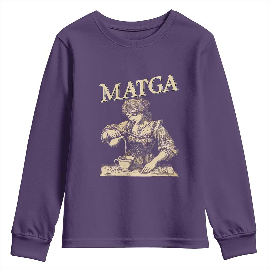 MATGA Make Aqua Tofana Great Again Youth Sweatshirt Funny Feminist Retro Vintage TS02 Purple Print Your Wear