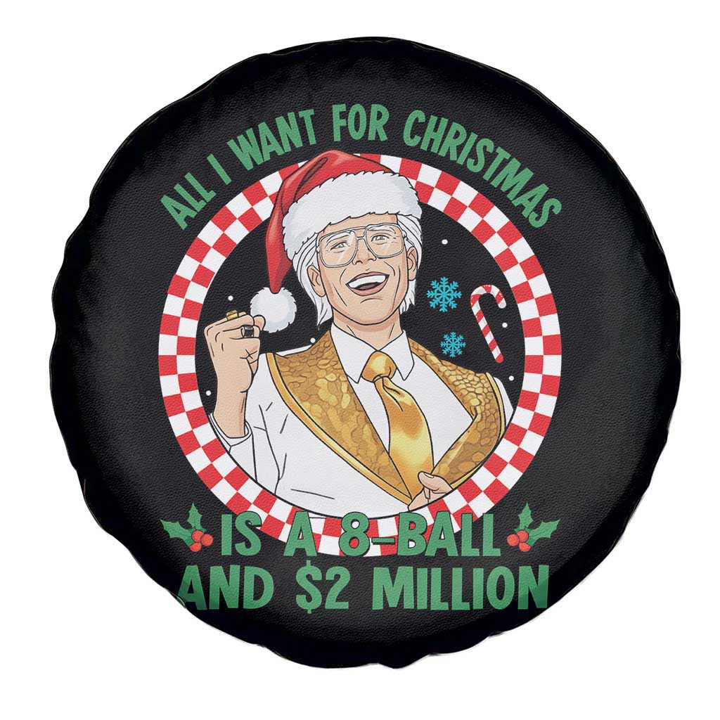 Funny Christmas Wish Billy Meme Spare Tire Cover A 8 Ball and 2 Million Dollars Baby Uncle Santa Hat TS02 Print Your Wear