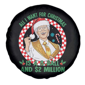Funny Christmas Wish Billy Meme Spare Tire Cover A 8 Ball and 2 Million Dollars Baby Uncle Santa Hat TS02 Print Your Wear