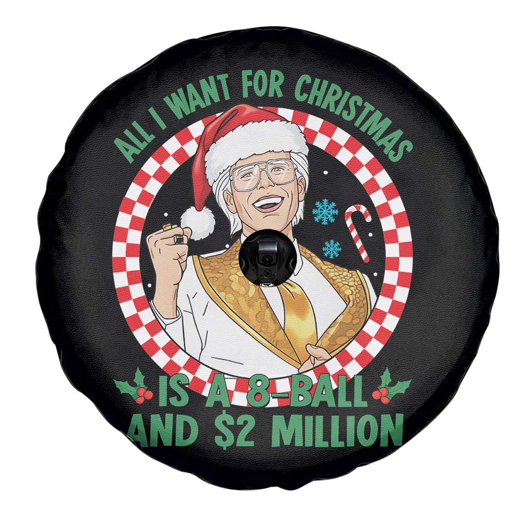 Funny Christmas Wish Billy Meme Spare Tire Cover A 8 Ball and 2 Million Dollars Baby Uncle Santa Hat TS02 Print Your Wear