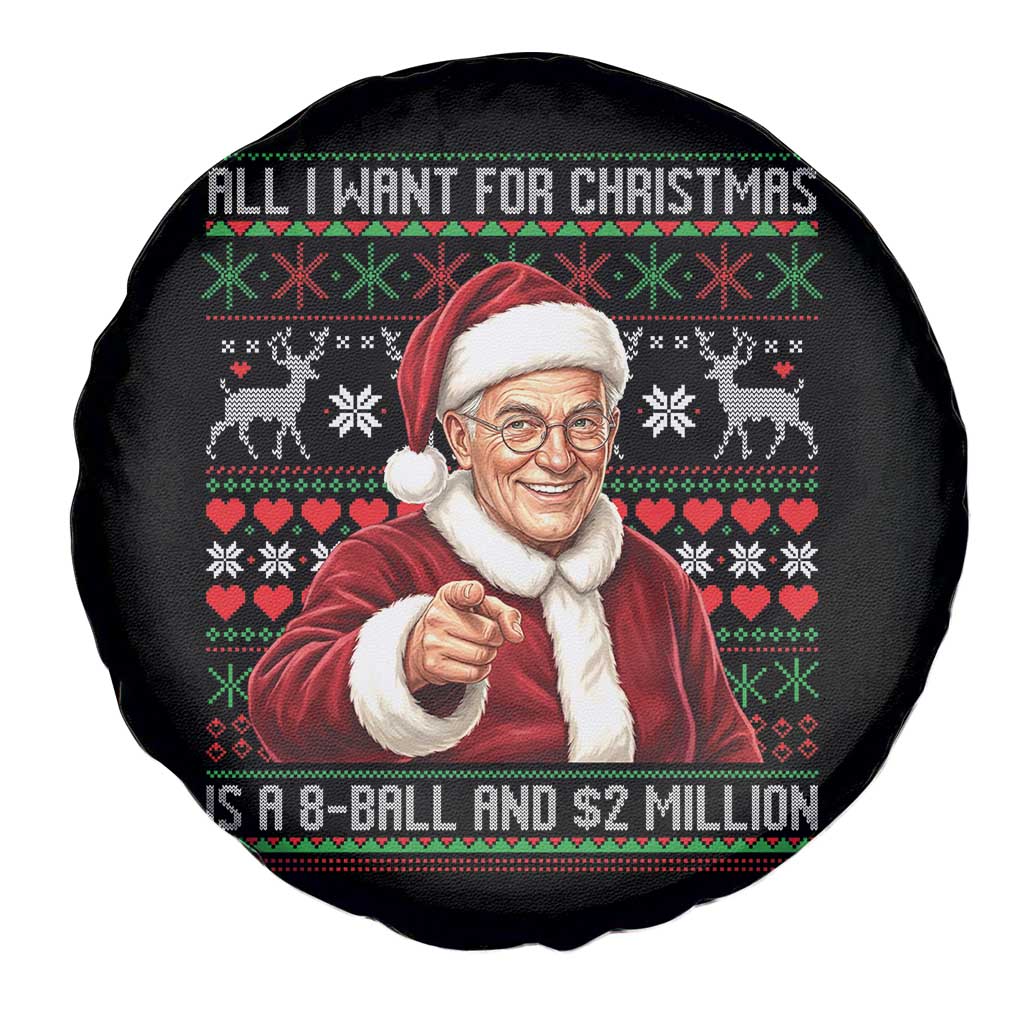 Funny Christmas Wish Billy Meme Spare Tire Cover A 8 Ball and 2 Million Dollars Baby Uncle Cosplay Santa TS02 Print Your Wear