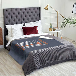 Good Better Best American Flag Throw Blanket Inspirational Motivational Christian Faith Cross TS02 Print Your Wear