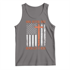 Good Better Best American Flag Tank Top Inspirational Motivational Christian Faith Cross TS02 Deep Heather Print Your Wear