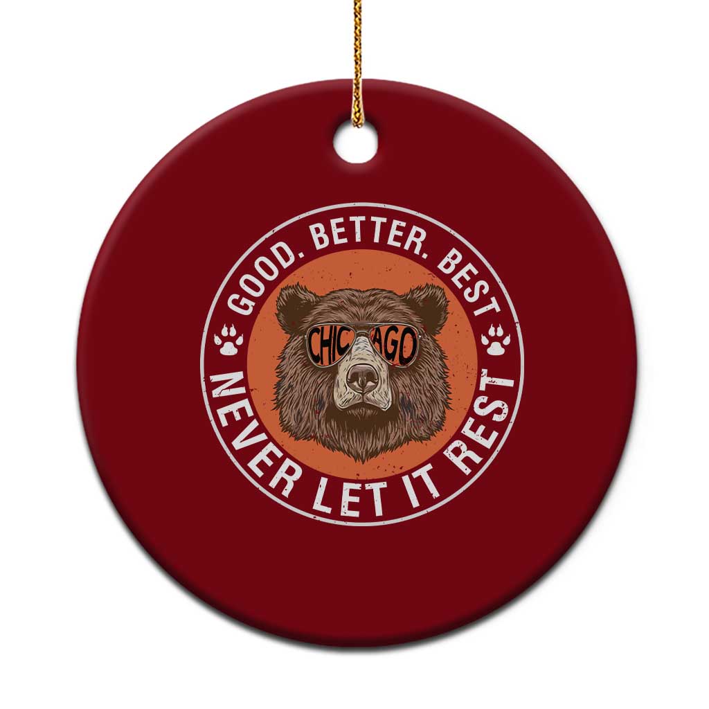 Good Better Best Retro Badge Ceramic Ornament Motivational CFB Never Let It Rest TS02 1pc Red Print Your Wear