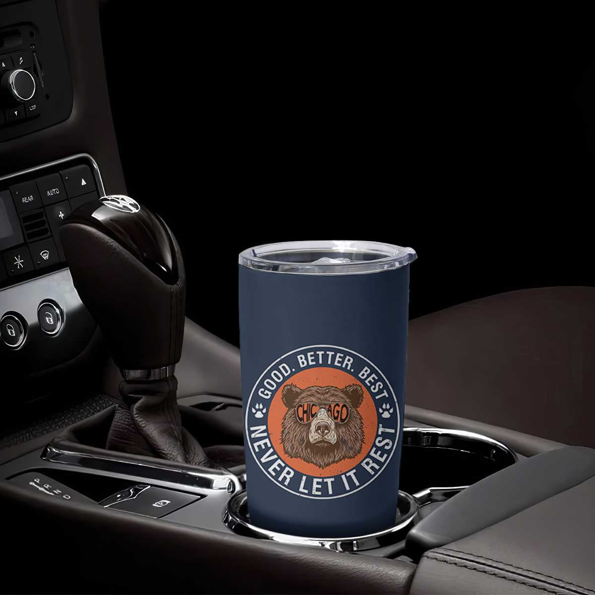Good Better Best Retro Badge Tumbler Cup Motivational CFB Never Let It Rest TS02 Print Your Wear