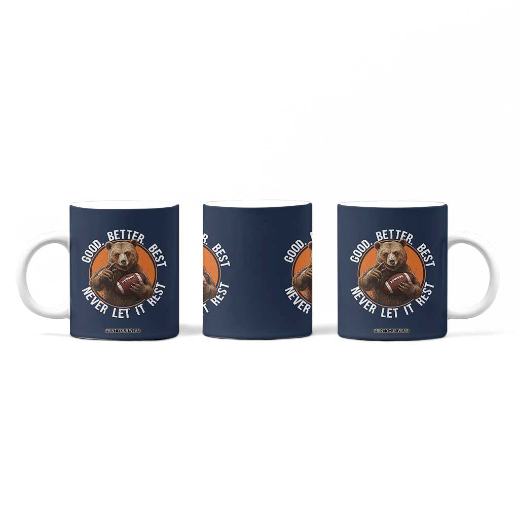 Good Better Best Retro Coffee Mug Motivational CFB Never Let It Rest TS02 Print Your Wear