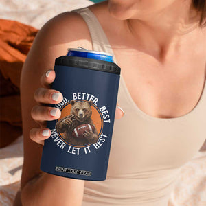 Good Better Best Retro 4 in 1 Can Cooler Tumbler Motivational CFB Never Let It Rest TS02 Print Your Wear