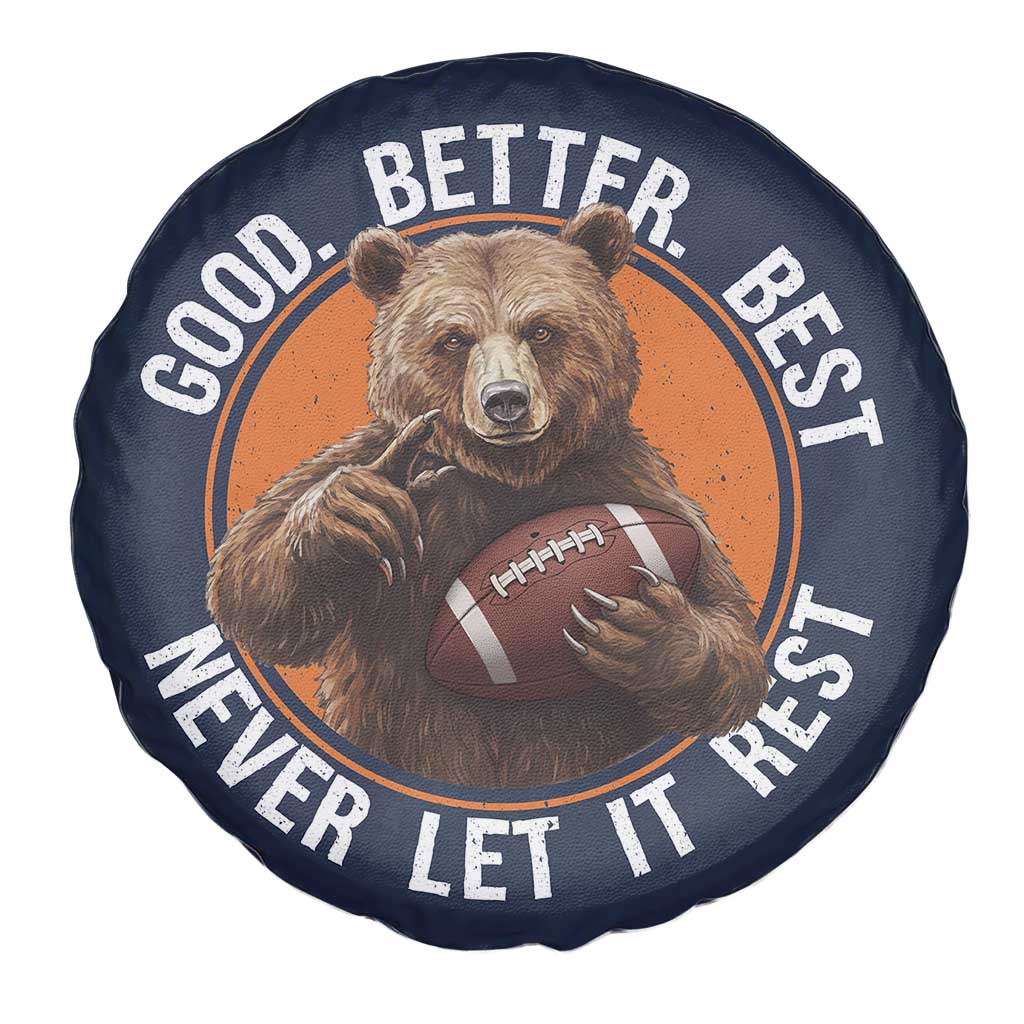 Good Better Best Retro Spare Tire Cover Motivational CFB Never Let It Rest TS02 Print Your Wear
