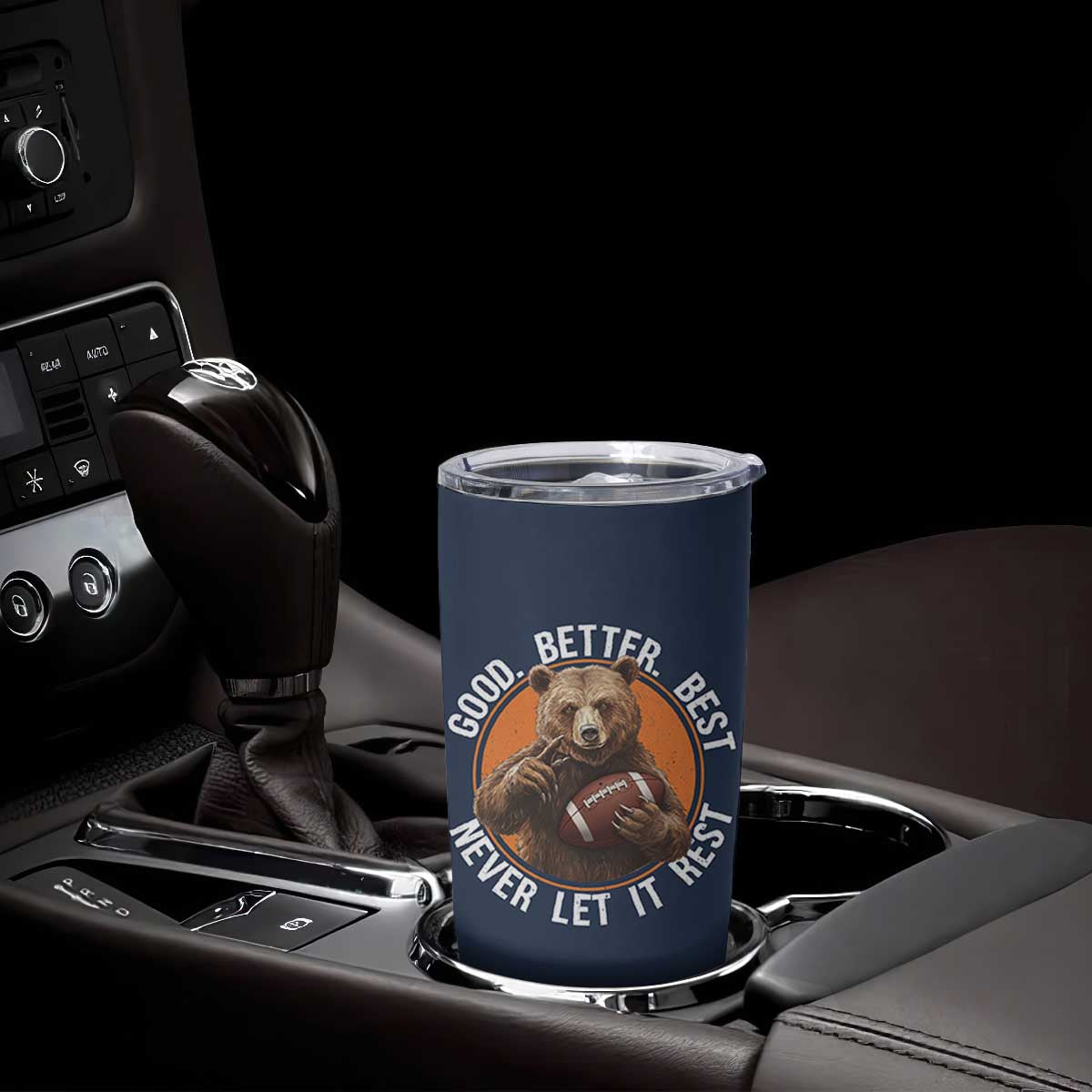 Good Better Best Retro Tumbler Cup Motivational CFB Never Let It Rest TS02 Print Your Wear