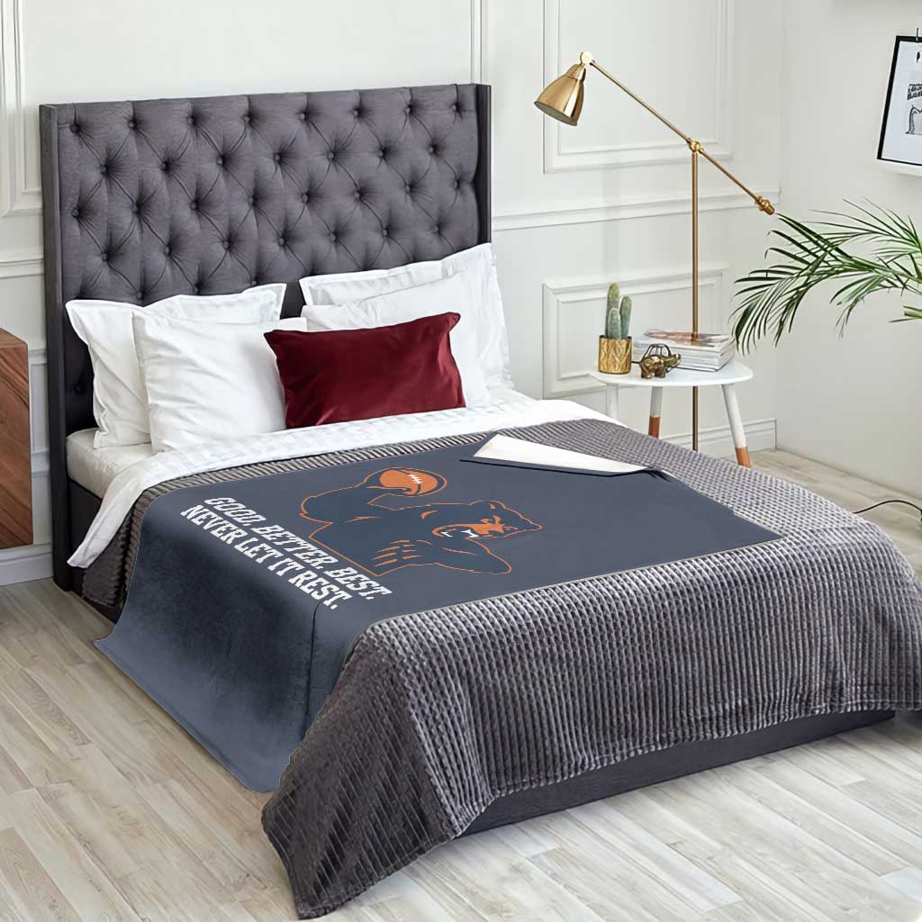 Good Better Best Motivational CFB Throw Blanket Never Let It Rest TS02 Print Your Wear