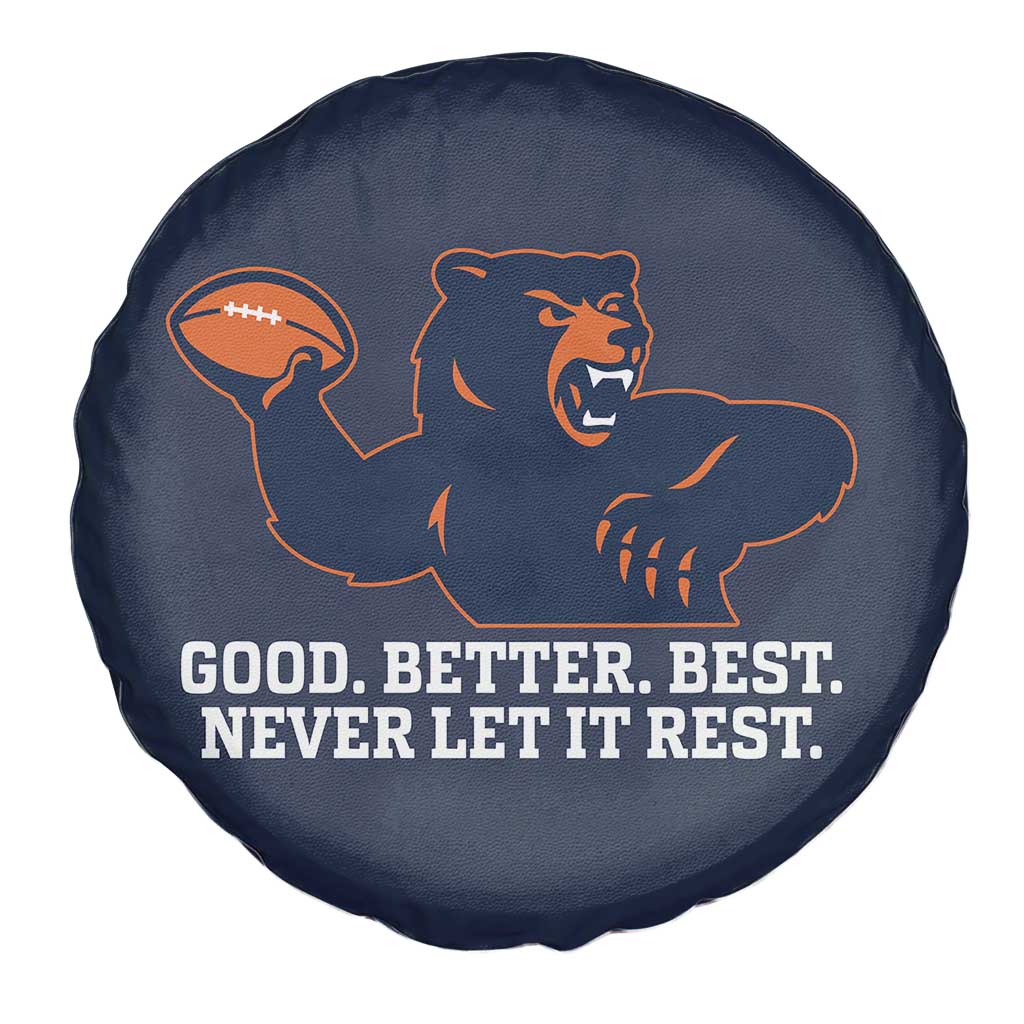 Good Better Best Motivational CFB Spare Tire Cover Never Let It Rest TS02 Print Your Wear