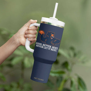 Good Better Best Motivational CFB Tumbler With Handle Never Let It Rest TS02 Print Your Wear