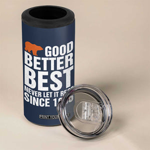 Good Better Best Since 1986 4 in 1 Can Cooler Tumbler Never Let It Rest Motivational CFB TS02 Print Your Wear