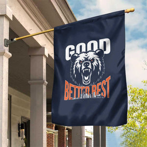 Good Better Best Graphic Garden Flag Motivational Sports Fan Chicago Skyline TS02 Print Your Wear