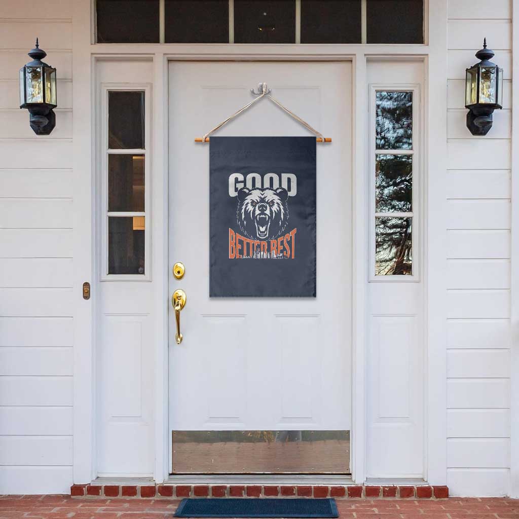 Good Better Best Graphic Garden Flag Motivational Sports Fan Chicago Skyline TS02 Print Your Wear
