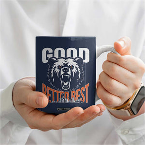 Good Better Best Graphic Coffee Mug Motivational Sports Fan Chicago Skyline TS02 Print Your Wear