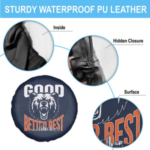Good Better Best Graphic Spare Tire Cover Motivational Sports Fan Chicago Skyline TS02 Print Your Wear
