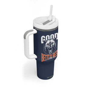 Good Better Best Graphic Tumbler With Handle Motivational Sports Fan Chicago Skyline TS02 Print Your Wear