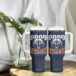 Good Better Best Graphic Tumbler With Handle Motivational Sports Fan Chicago Skyline TS02 Print Your Wear