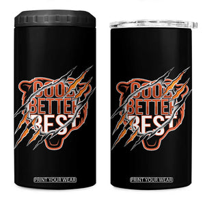 Good Better Best Graphic 4 in 1 Can Cooler Tumbler Motivational Football Fans TS02 One Size: 16 oz Black Print Your Wear