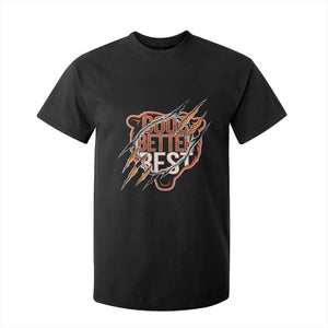 Good Better Best Graphic T Shirt For Kid Motivational Football Fans TS02 Black Print Your Wear