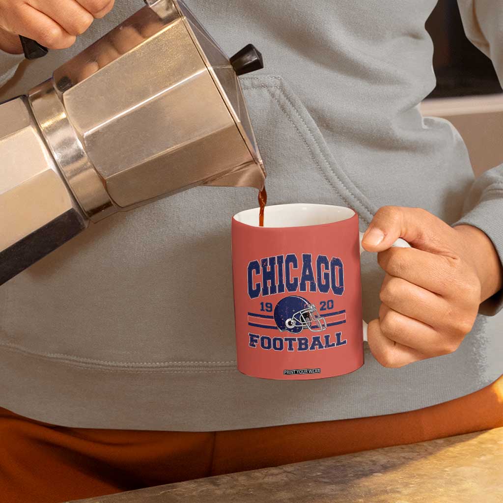 Chicago Football Lover Coffee Mug Windy City Pride Sports Fan TS02 Print Your Wear