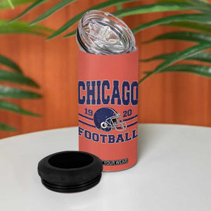 Chicago Football Lover 4 in 1 Can Cooler Tumbler Windy City Pride Sports Fan TS02 Print Your Wear