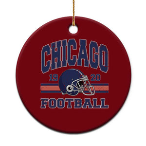 Chicago Football Lover Ceramic Ornament Windy City Pride Sports Fan TS02 1pc Red Print Your Wear