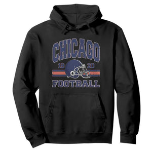 Chicago Football Lover Hoodie Windy City Pride Sports Fan TS02 Black Print Your Wear