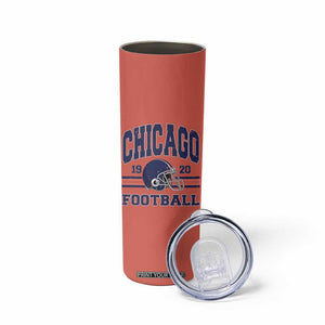 Chicago Football Lover Skinny Tumbler Windy City Pride Sports Fan TS02 Print Your Wear