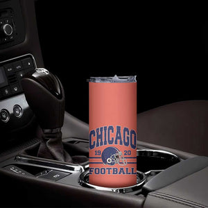 Chicago Football Lover Skinny Tumbler Windy City Pride Sports Fan TS02 Print Your Wear