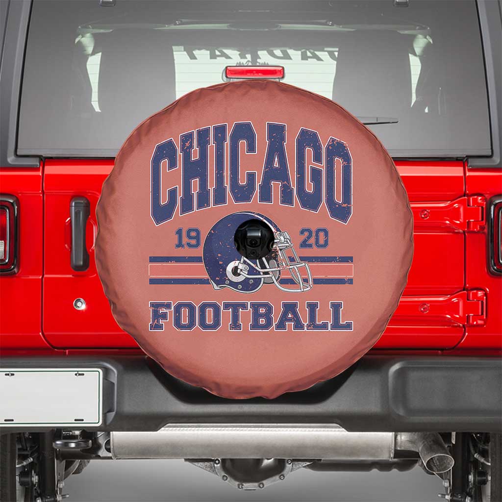 Chicago Football Lover Spare Tire Cover Windy City Pride Sports Fan TS02 Orange Print Your Wear