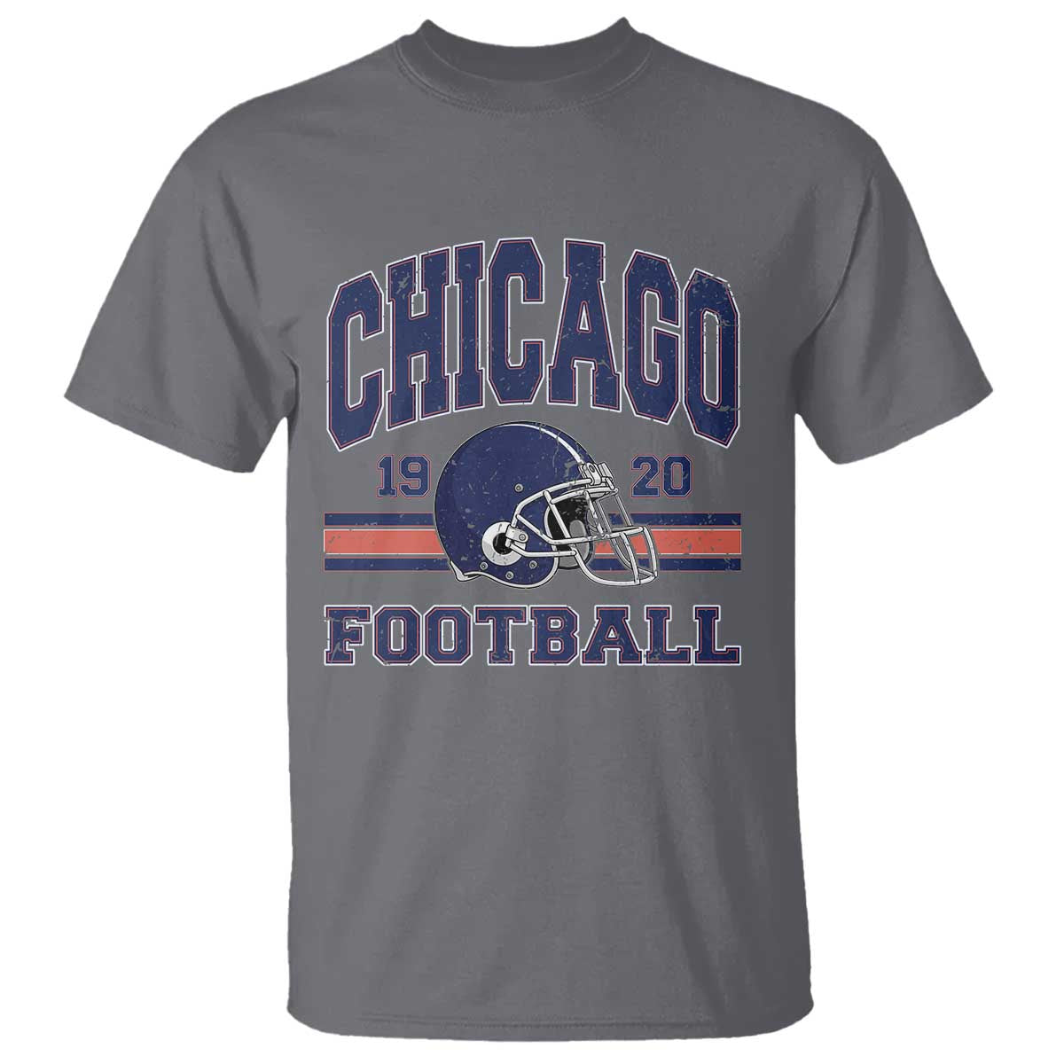 Chicago Football Lover T Shirt Windy City Pride Sports Fan TS02 Charcoal Print Your Wear