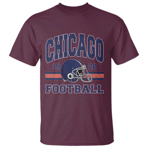 Chicago Football Lover T Shirt Windy City Pride Sports Fan TS02 Maroon Print Your Wear