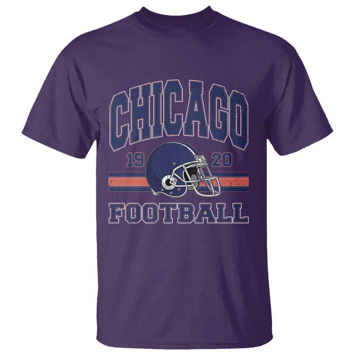 Chicago Football Lover T Shirt Windy City Pride Sports Fan TS02 Purple Print Your Wear