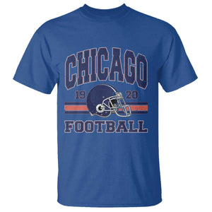 Chicago Football Lover T Shirt Windy City Pride Sports Fan TS02 Royal Blue Print Your Wear