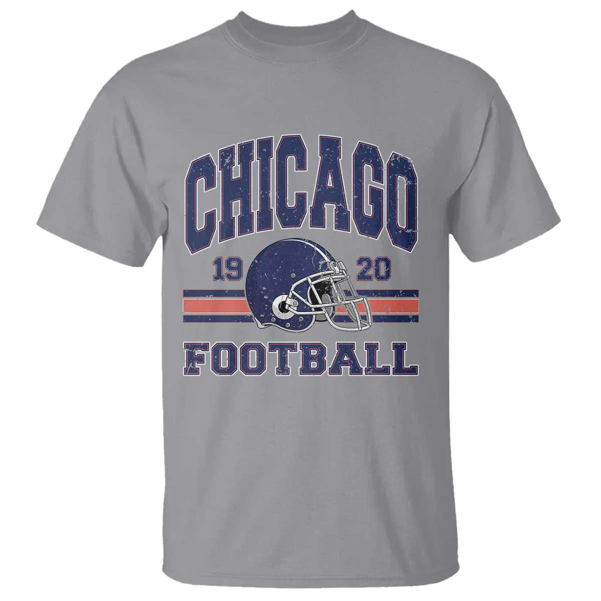 Chicago Football Lover T Shirt Windy City Pride Sports Fan TS02 Sport Gray Print Your Wear