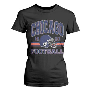 Chicago Football Lover T Shirt For Women Windy City Pride Sports Fan TS02 Black Print Your Wear