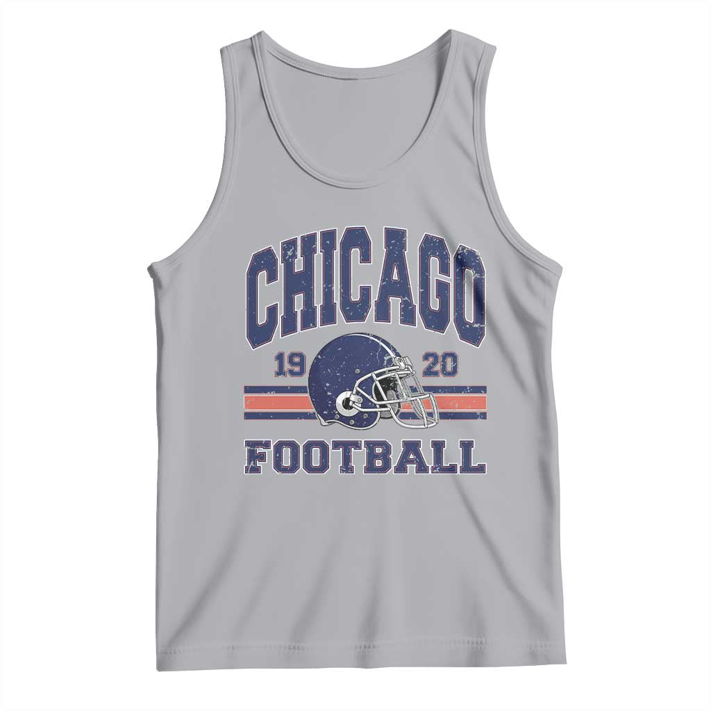 Chicago Football Lover Tank Top Windy City Pride Sports Fan TS02 Athletic Heather Print Your Wear