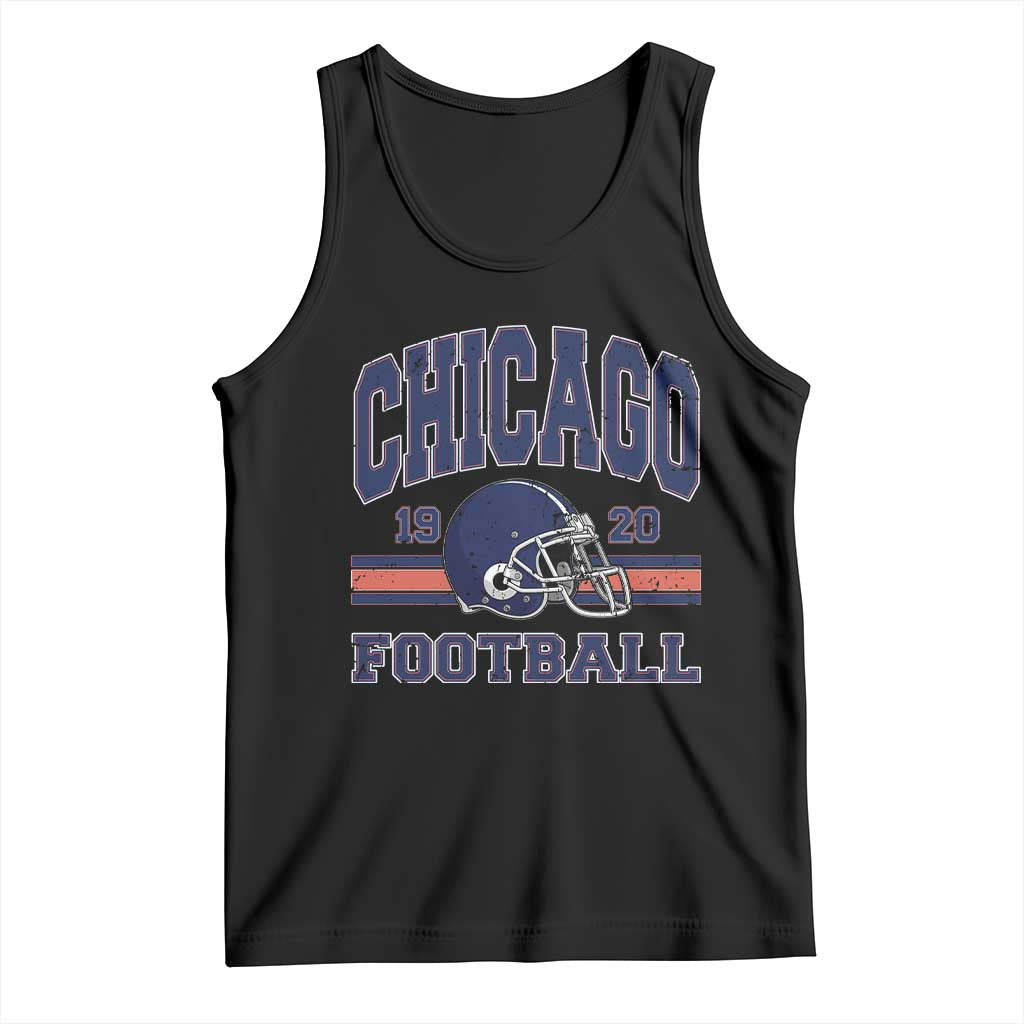 Chicago Football Lover Tank Top Windy City Pride Sports Fan TS02 Black Print Your Wear